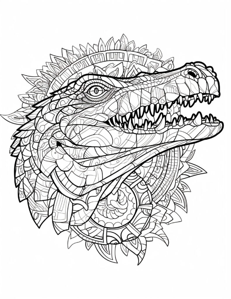 20 Animal Mandala Coloring Pages