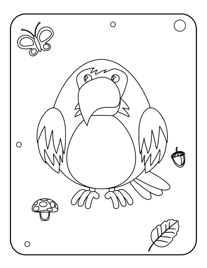 25 Cute Animal Coloring Pages for Toddlers