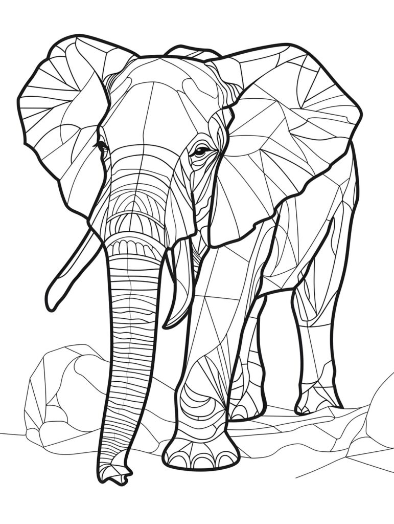 25 Free Elephant Coloring Pages (6)