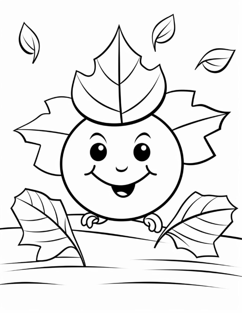 25 Free Fall Coloring Pages for Kids and Adults