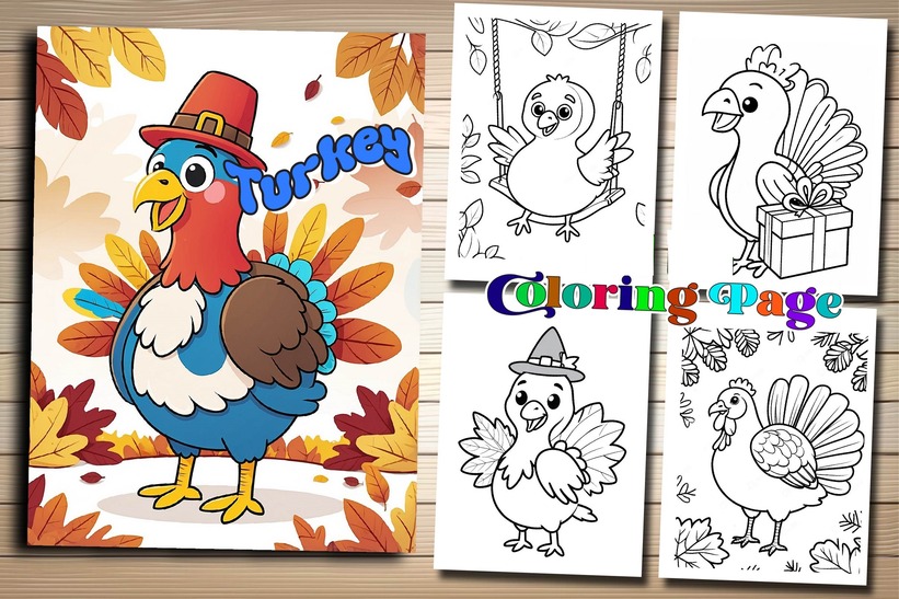 Free Turkey Coloring Pages