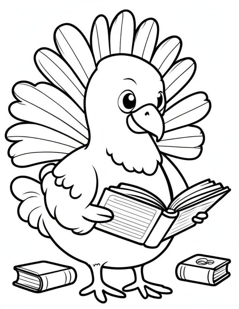 Free Turkey Coloring Pages