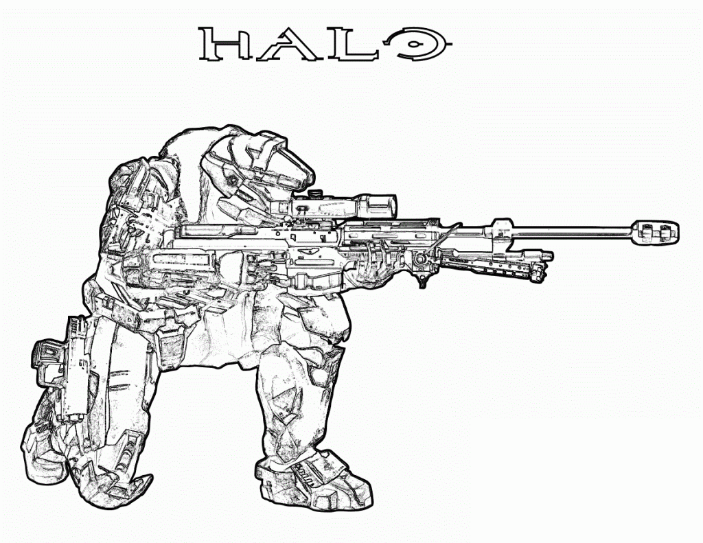 Halo Coloring Pages