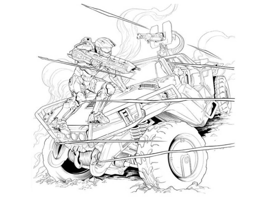 Halo Coloring Pages