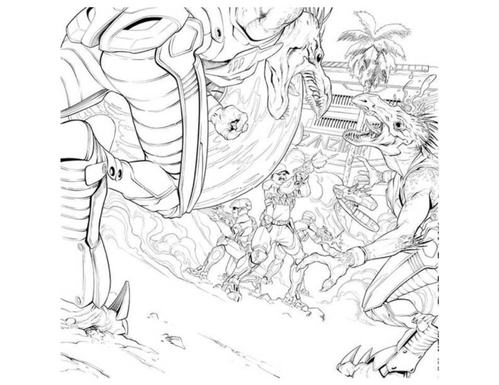 Halo Coloring Pages