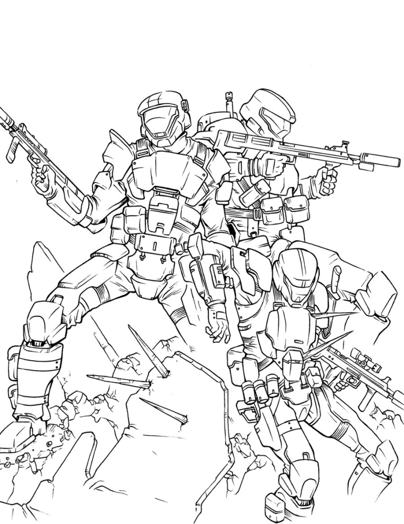 Halo Coloring Pages