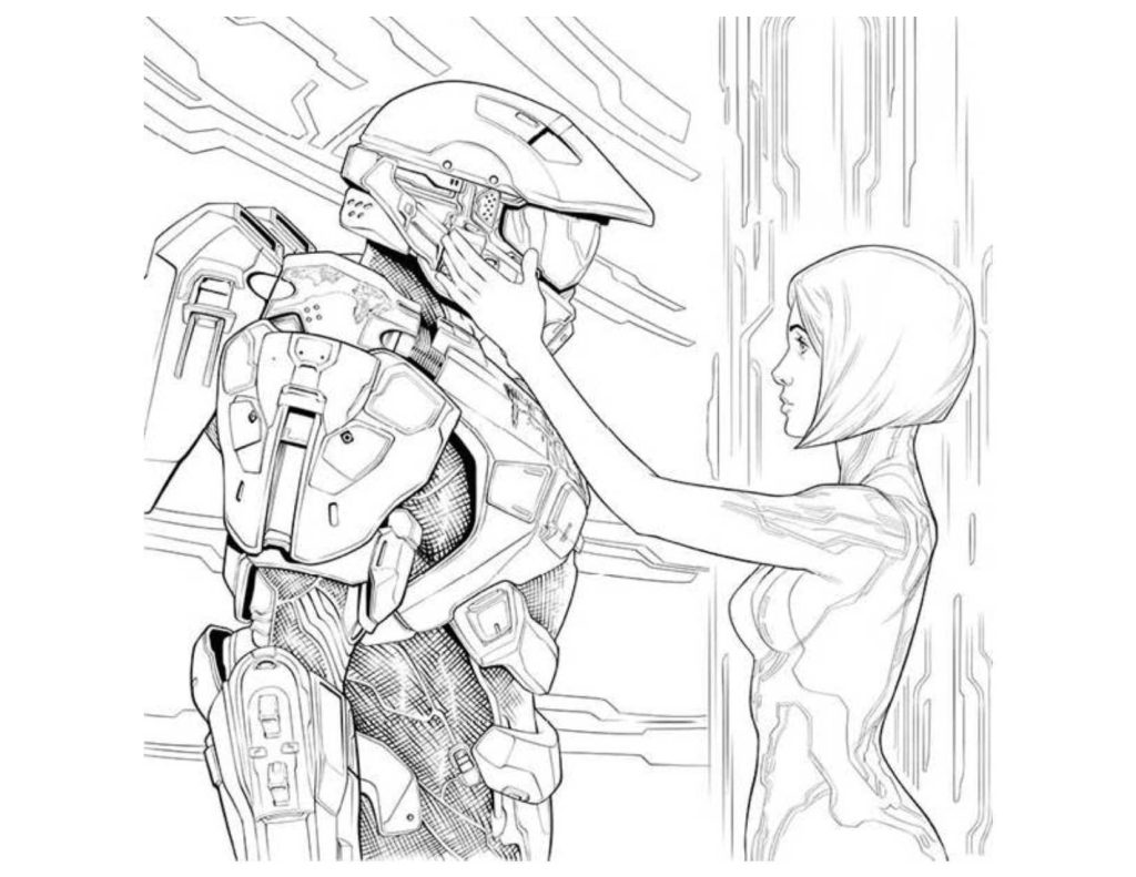 Halo Coloring Pages (9)