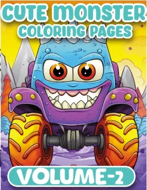 12 Monster Trucks Coloring Pages