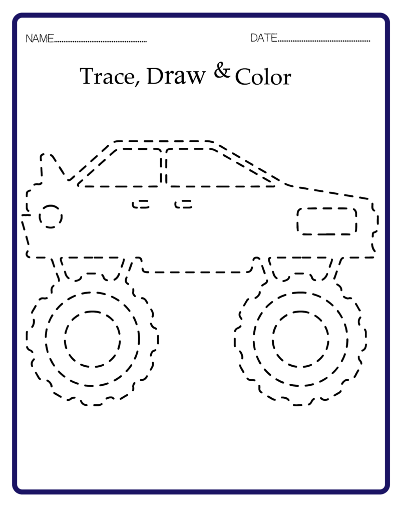 12 Monster Trucks Coloring Pages (6)