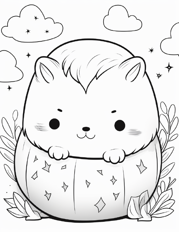 20 Cute Squishmallow Coloring Pages (7)