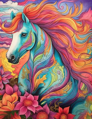 20 Horse Coloring Pages to Print