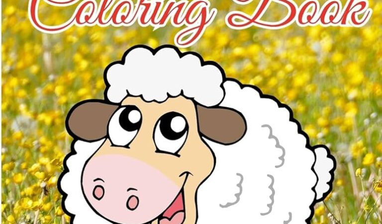 Free Sheep Coloring Page for Kids