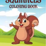 Cute Squirrel Coloring Page for Kids (2)