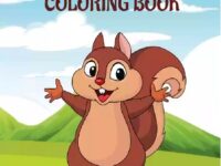 Cute Squirrel Coloring Page for Kids (2)