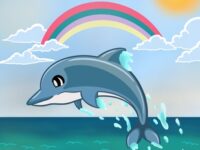 Dolphin Coloring Pages for Kids