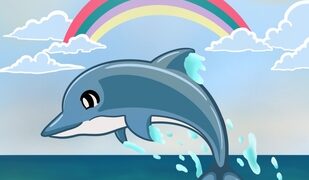 Dolphin Coloring Pages for Kids