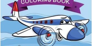 Free Airplane Coloring Page for Kids