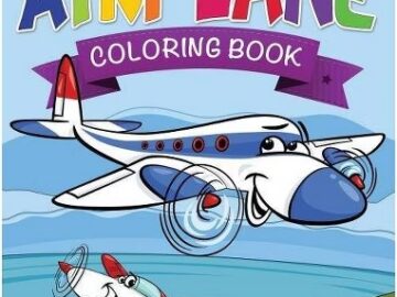 Free Airplane Coloring Page for Kids