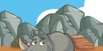 Free Rhino Coloring Page for Kids (1)