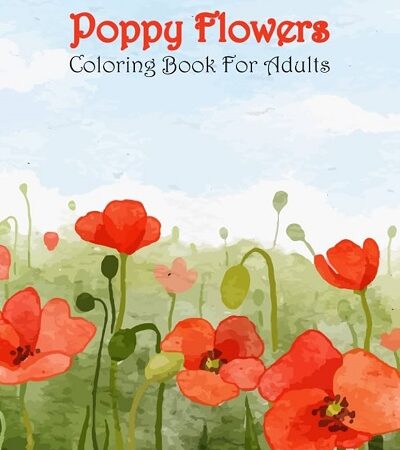 Poppy Flower Coloring Page – A Calming Floral Escape