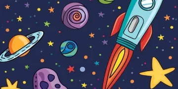 Space Coloring Pages for Kids