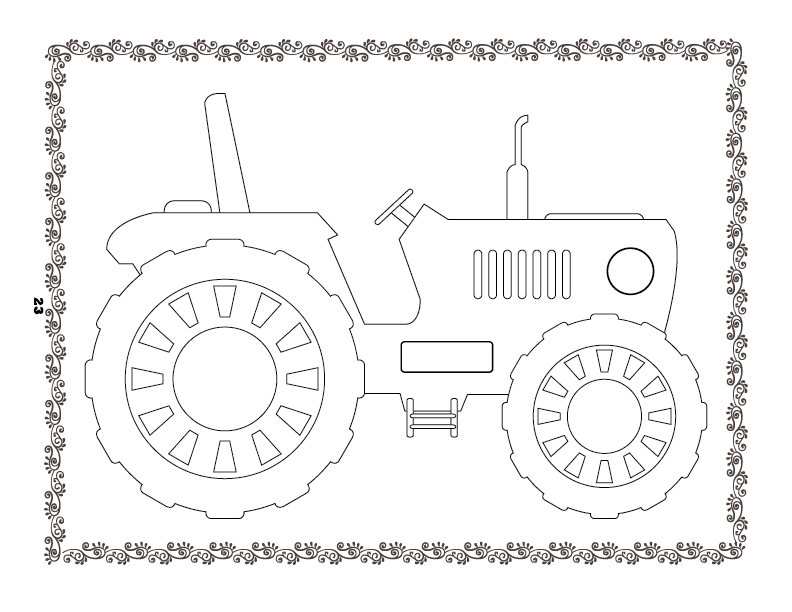 33 Free Tractor Colouring Pages (Free Download)