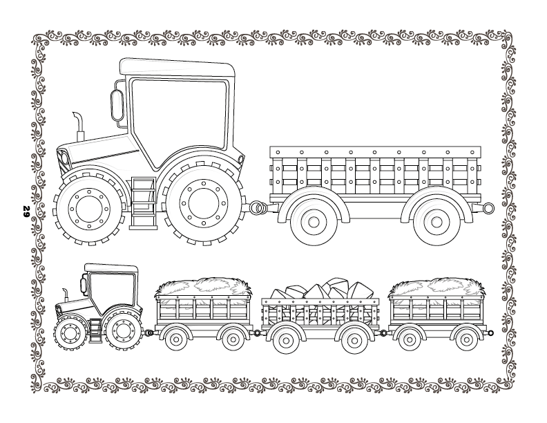 33 Free Tractor Colouring Pages (Free Download)