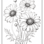 Wildflower Coloring Pages