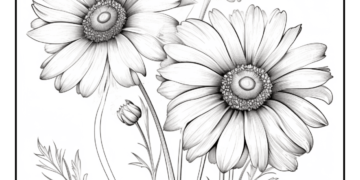 Wildflower Coloring Pages