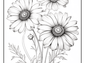 Wildflower Coloring Pages