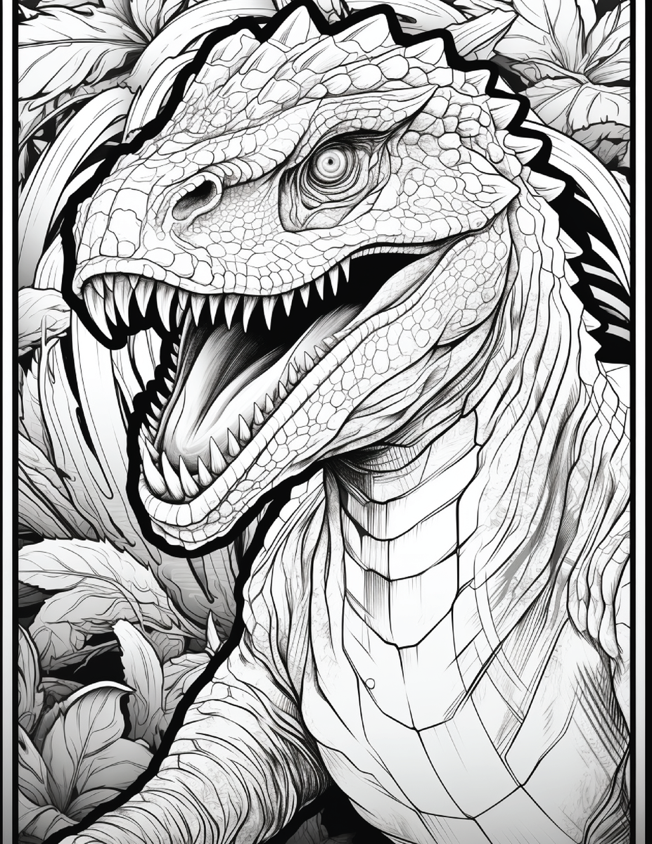 Dinosaurs Coloring Pages_4327
