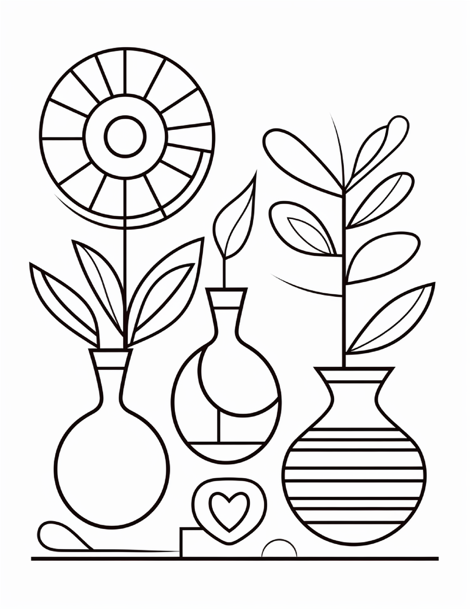 Free  Minimalist Boho Coloring Pages _4808