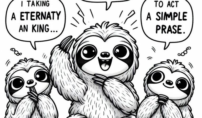 Free Sloth Coloring Pages