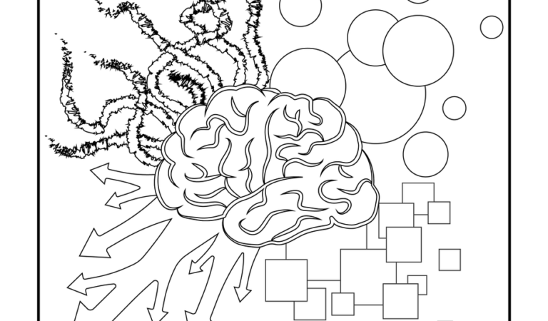 Human Brain Coloring Pages