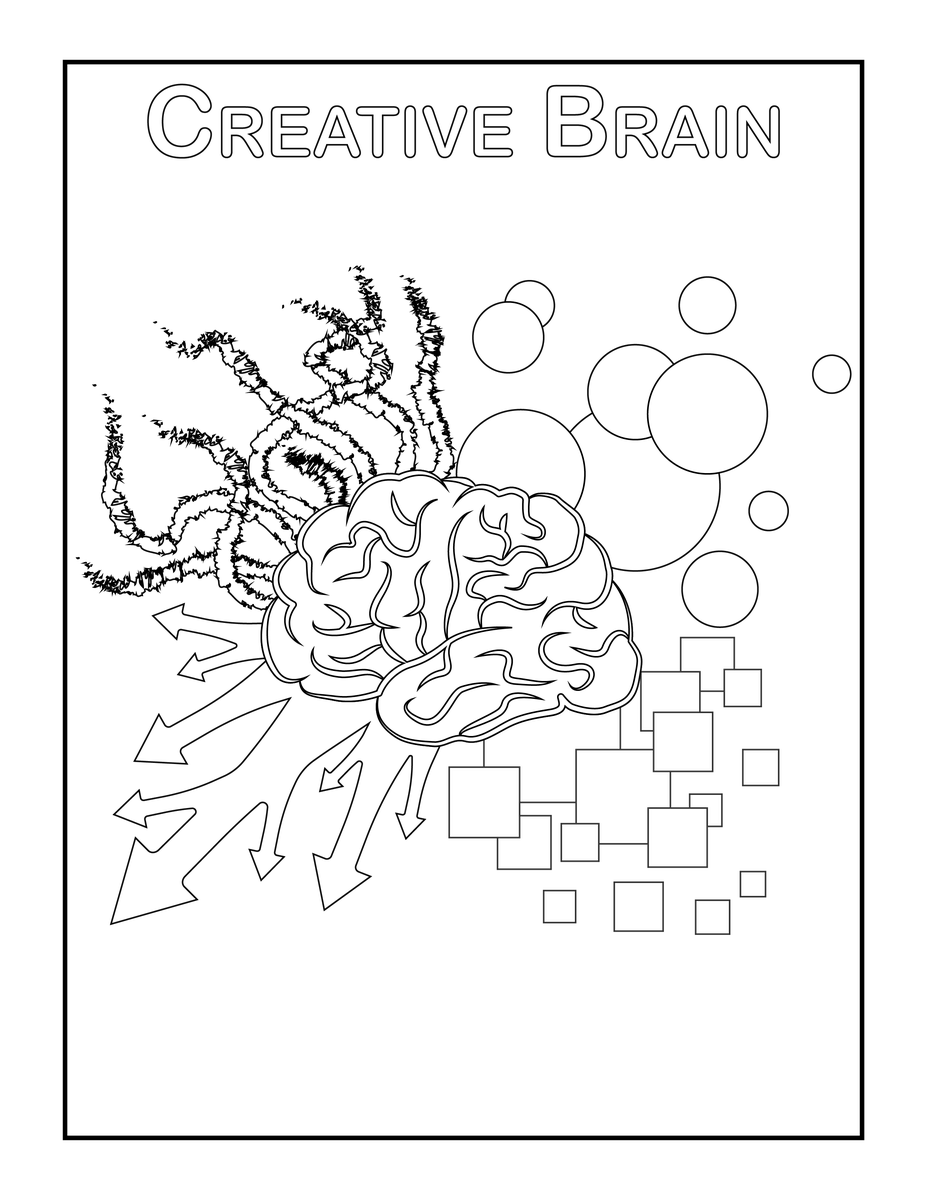 Human Brain Coloring Pages_9113