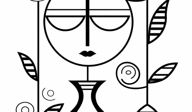 Minimalist Boho Coloring Pages