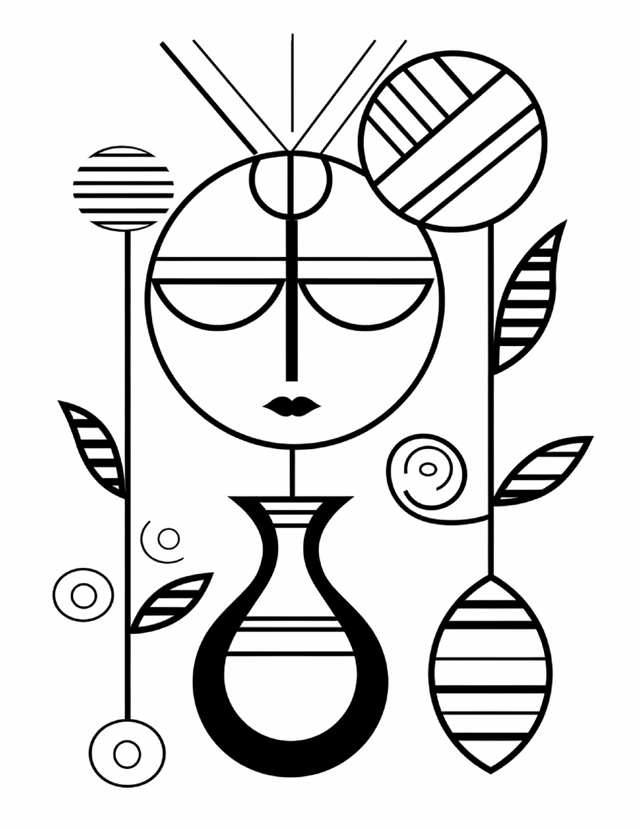 Minimalist Boho Coloring Pages _2063