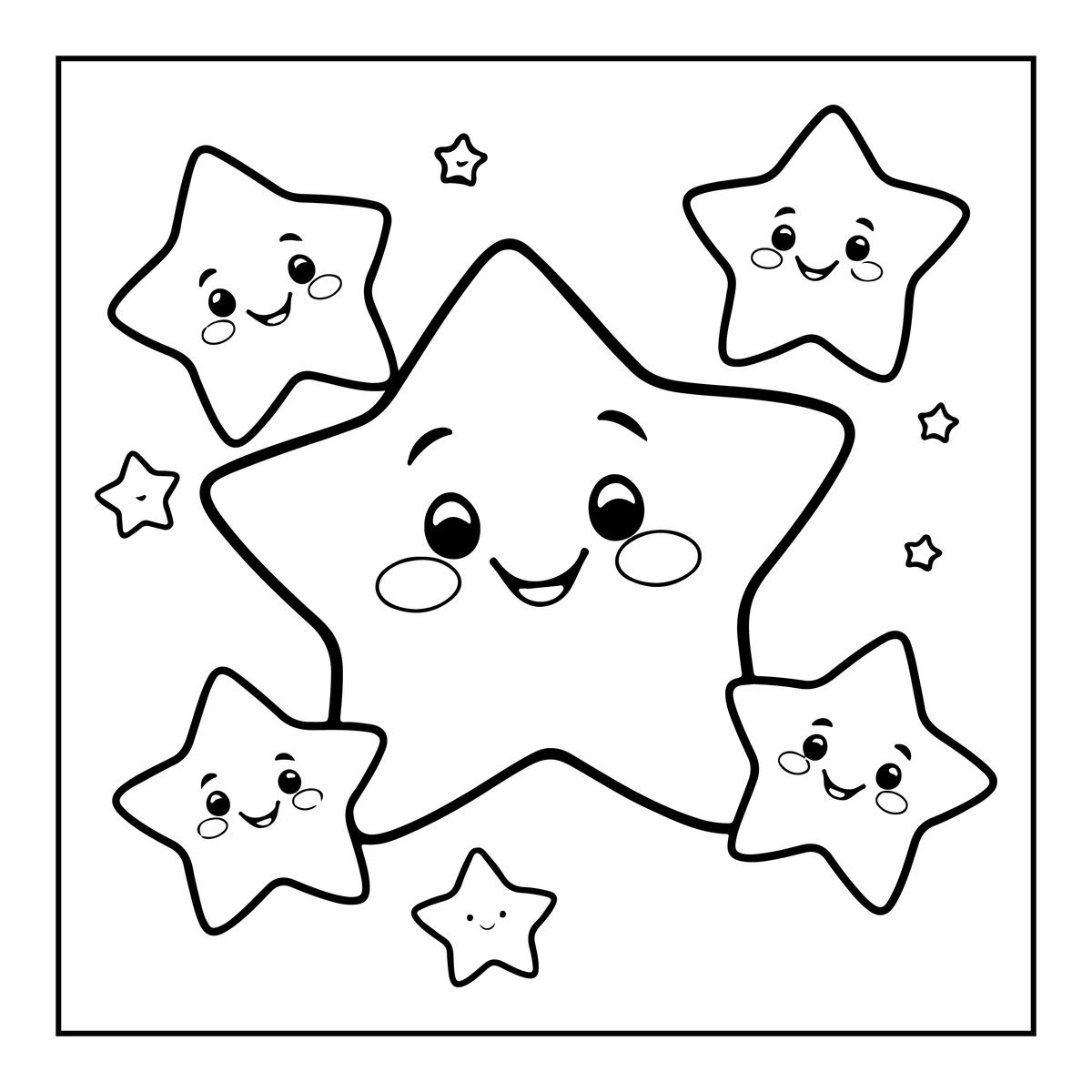 Bold And Easy Christmas Coloring Pages