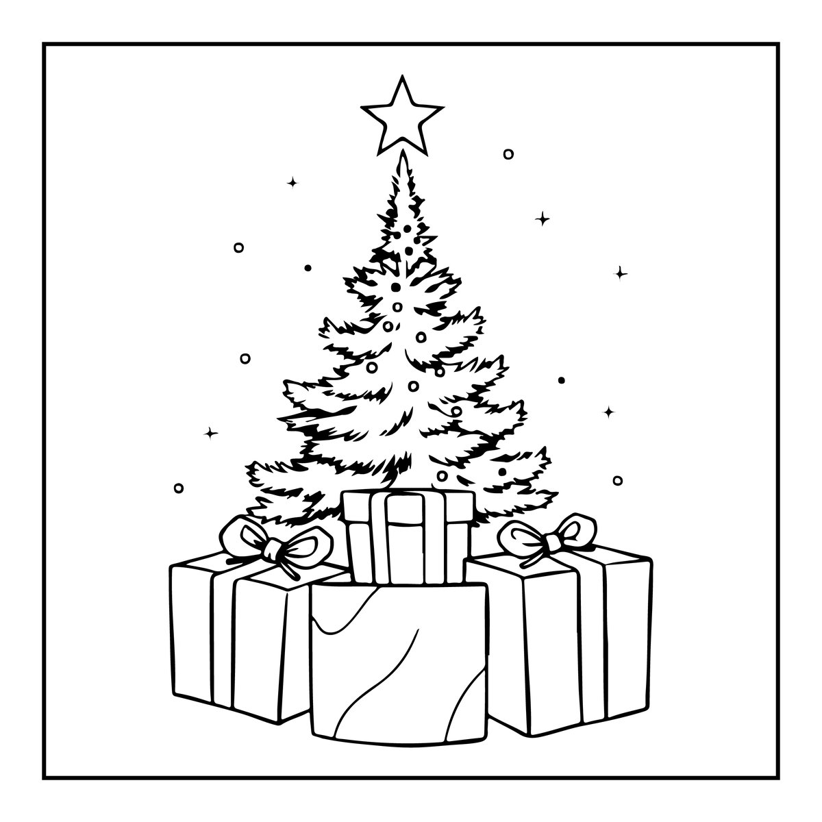 Bold and easy christmas coloring pages 101 creative coloring pages