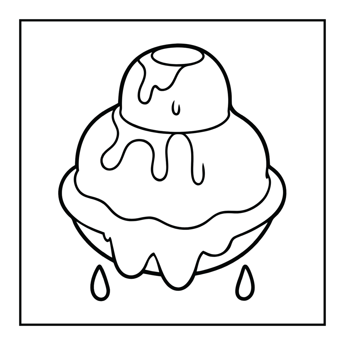 Bold And Easy Dessert Coloring _9215