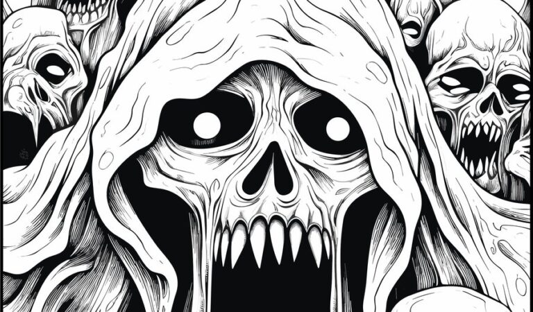 Horror Coloring Pages