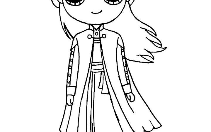 Draw so cute coloring pages cute girl