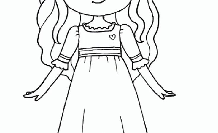 Draw so cute coloring pages cute girl