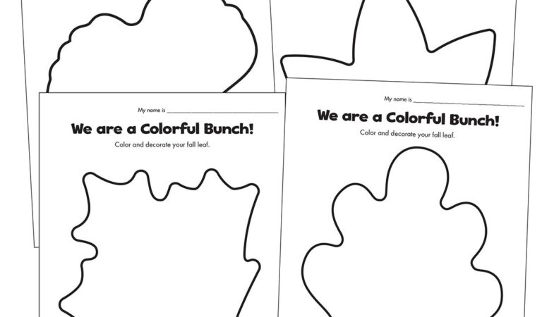 Fall coloring pages for kids printable