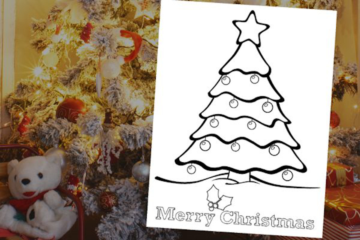 free christmas coloring pages for kids printable_3698