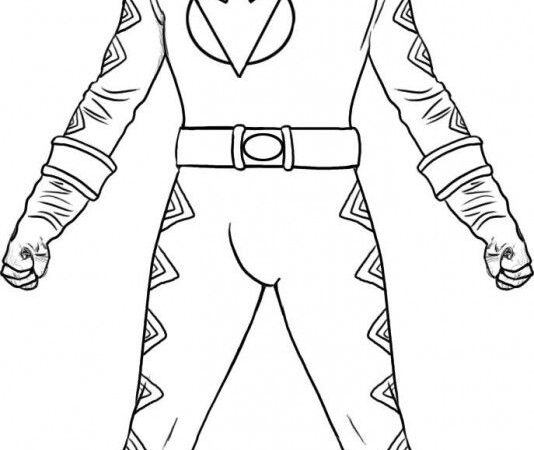 Green ranger power rangers dino charge coloring page