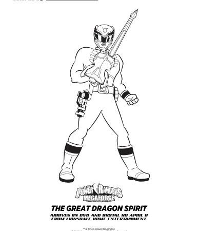 Lego power rangers free coloring pages