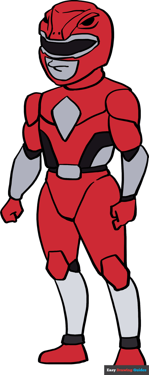 pink power rangers coloring pages_6806