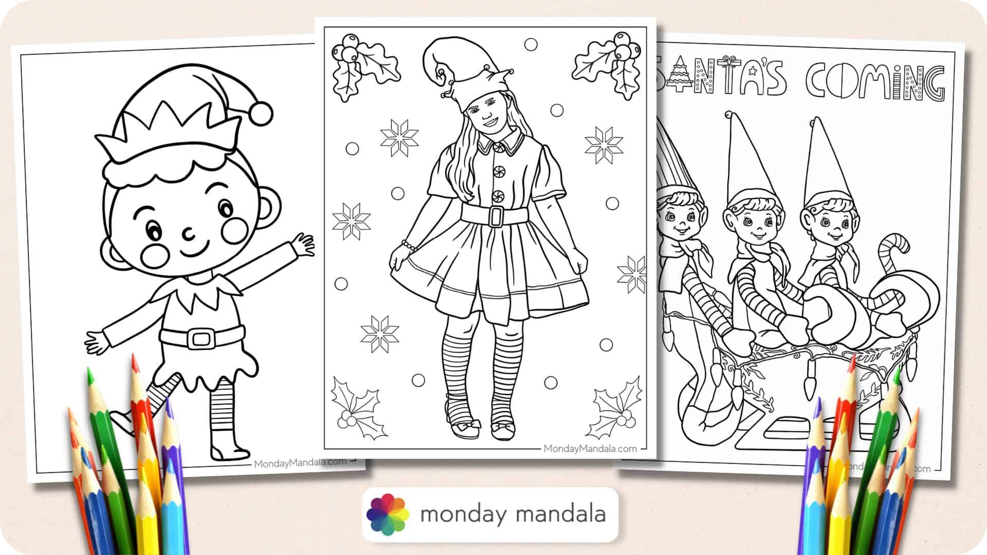 buddy the elf coloring pages print