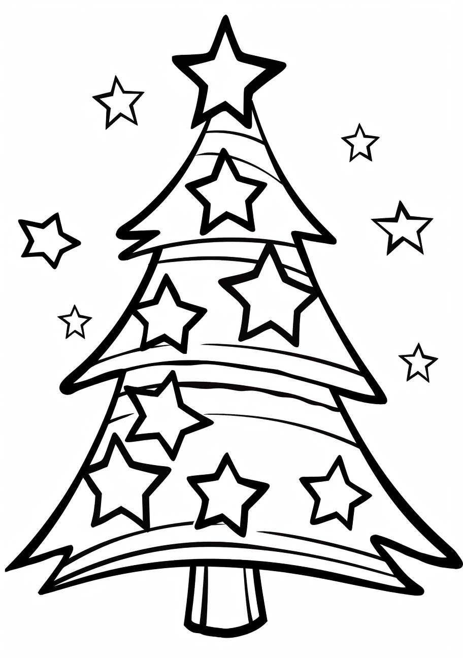 free printable kids christmas coloring pages_7165